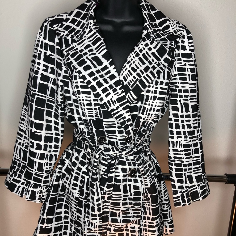 Heart Soul Black and White Coat